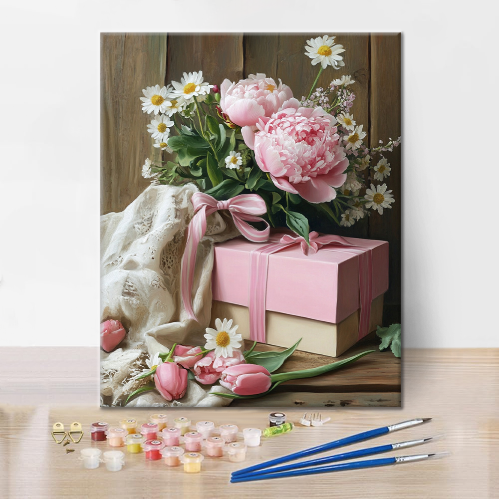 Geschenk der Liebe – Malen nach Zahlen