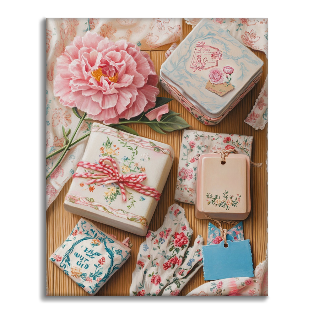 Geschenk – Malen nach Zahlen