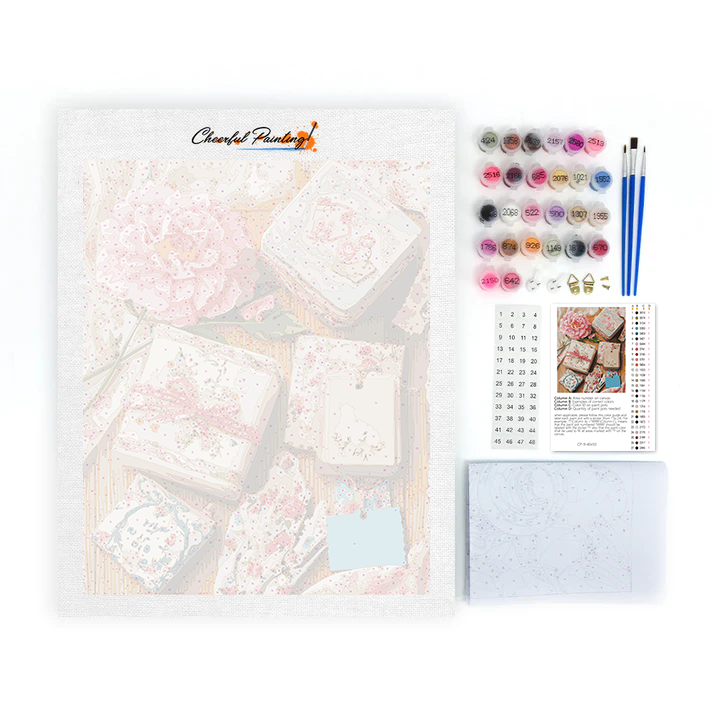 Geschenk – Malen nach Zahlen