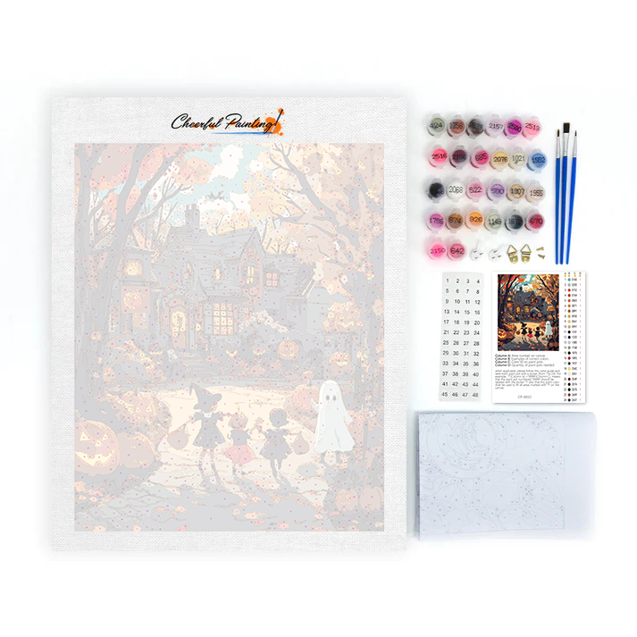 Alegría de Halloween – Pintar por números