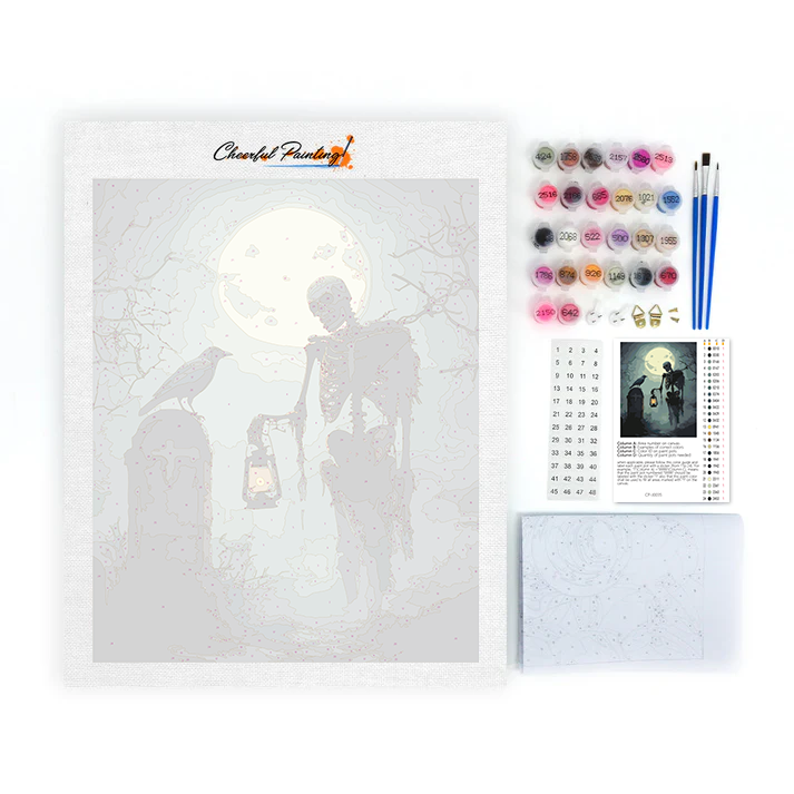Calavera Oscura – Pintar por números