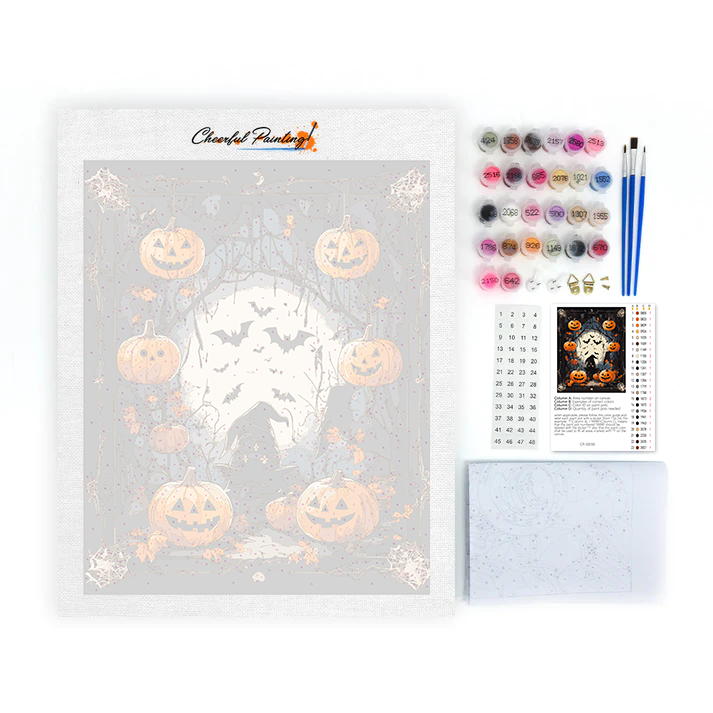 Evil Pumpkin – Verf op nummer