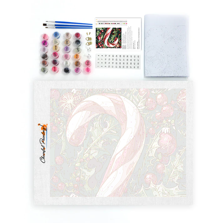 Dulces navideños – Pintar por números