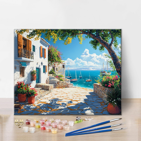 Küstenfreude - Malen nach Zahlen