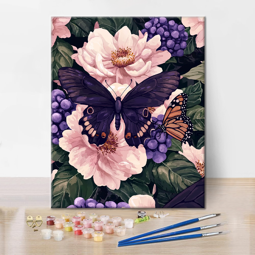 Monarchs purpurne Nocturne - Malen nach Zahlen