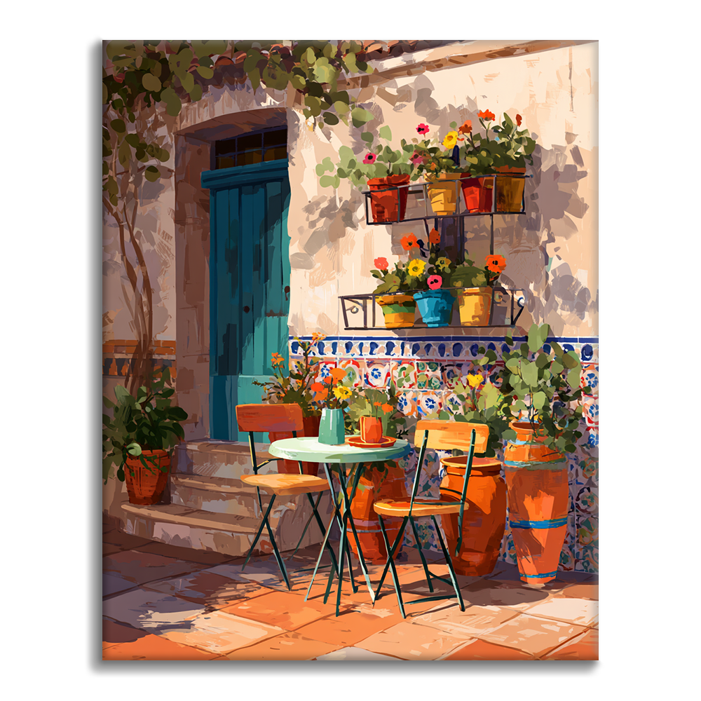 Balkon von Córdoba - Malen nach Zahlen