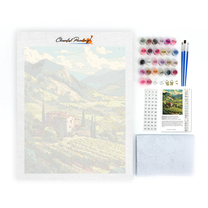 Emerald Vineyard - Malen nach Zahlen