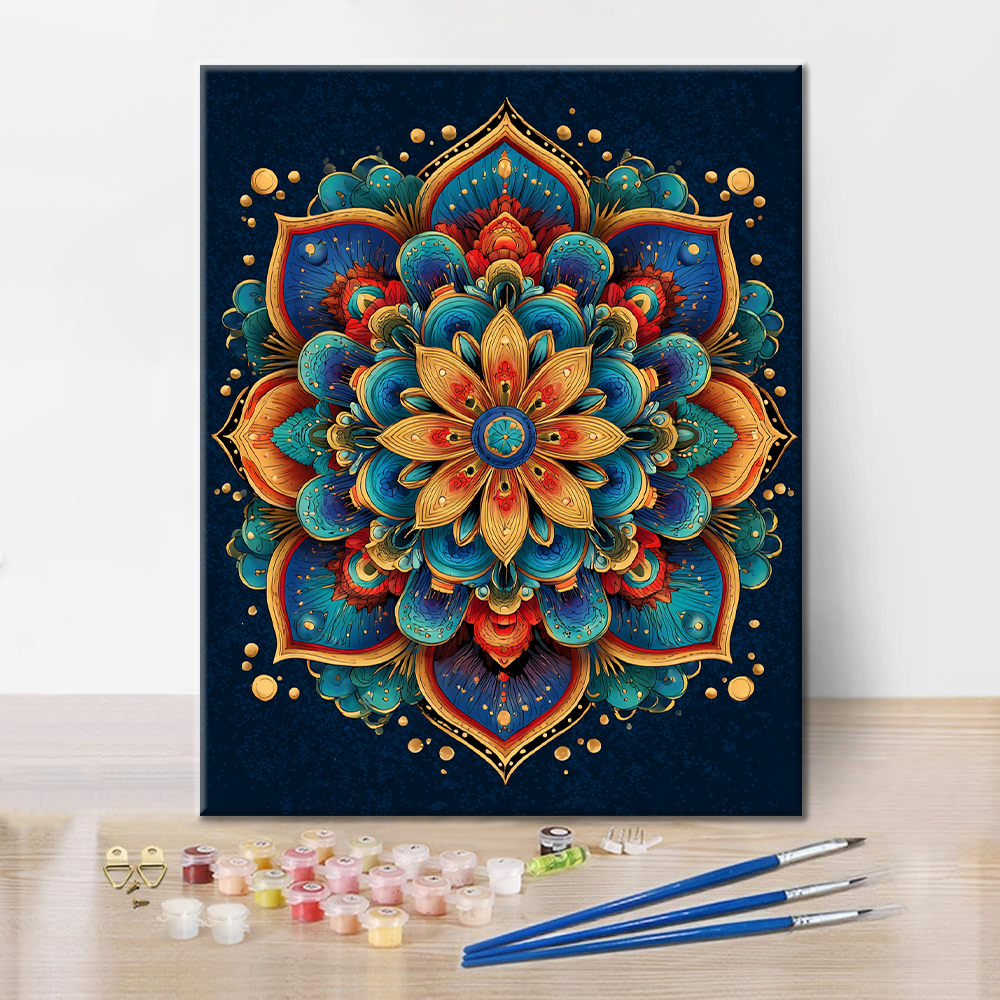 Glory Mandala - Malen nach Zahlen