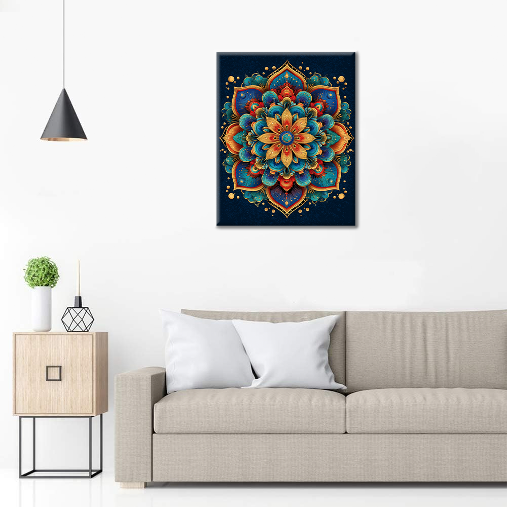 Glory Mandala - Malen nach Zahlen