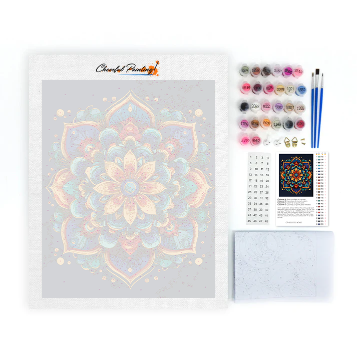 Glory Mandala - Malen nach Zahlen