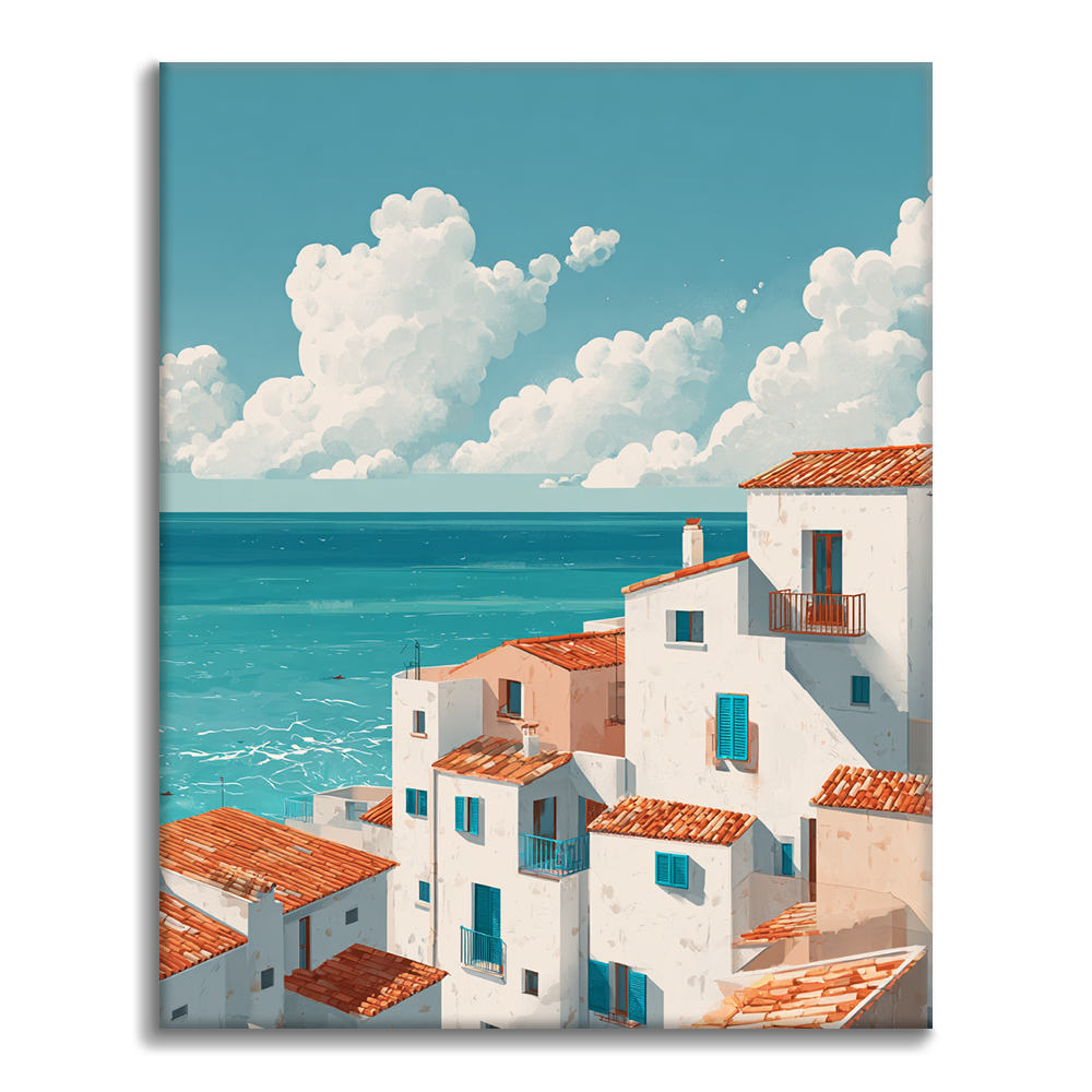 Majorelle Blue Summer - Malen nach Zahlen