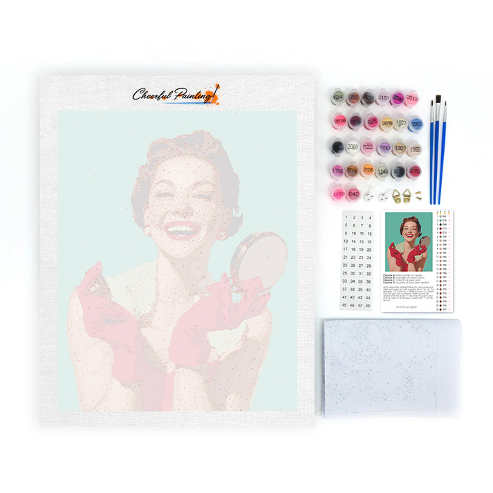 Exquisites Make-up - Malen nach Zahlen