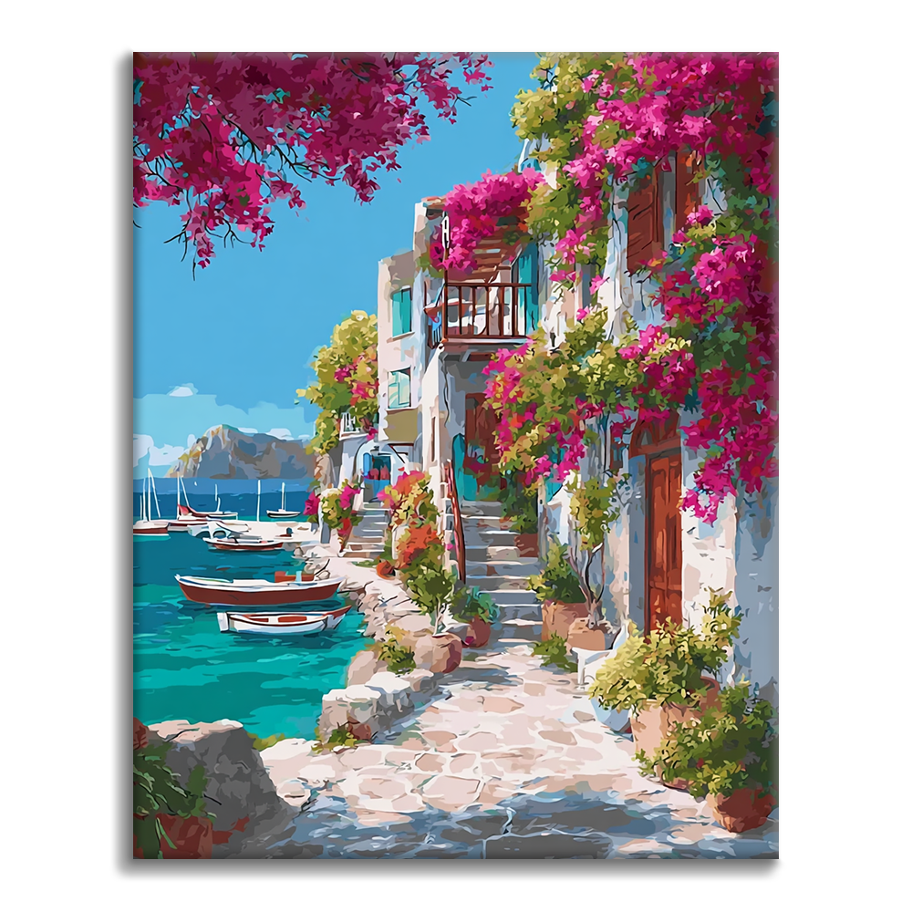 Pink Horizon - Malen nach Zahlen