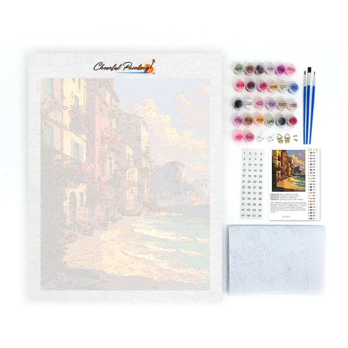 Sunset Shores - Malen nach Zahlen
