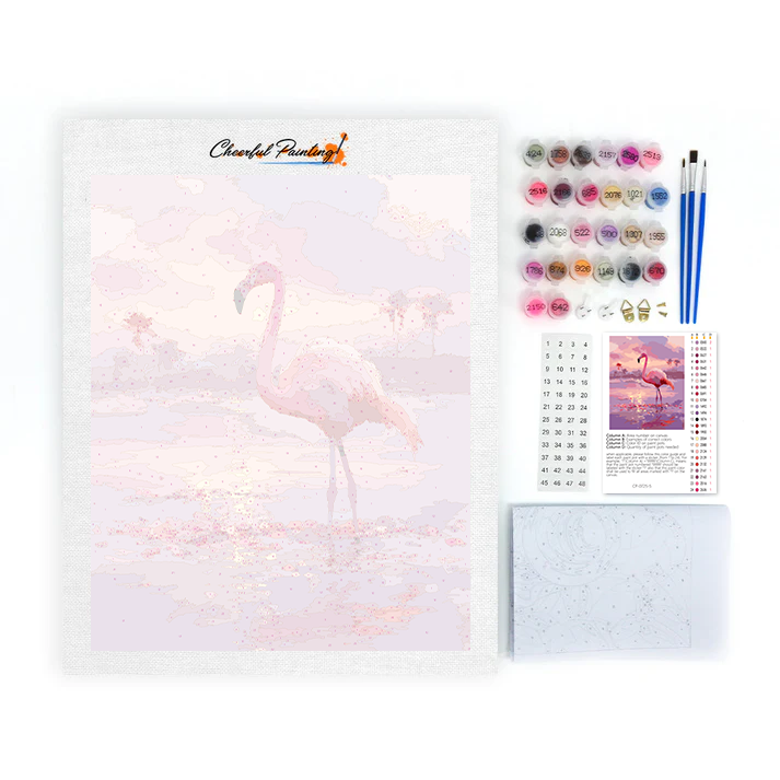 Twilight Flamingo - Malen nach Zahlen