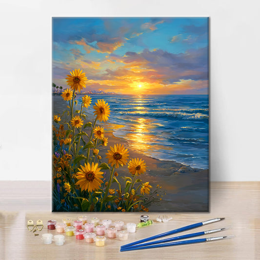 Golden Shore – Malen nach Zahlen