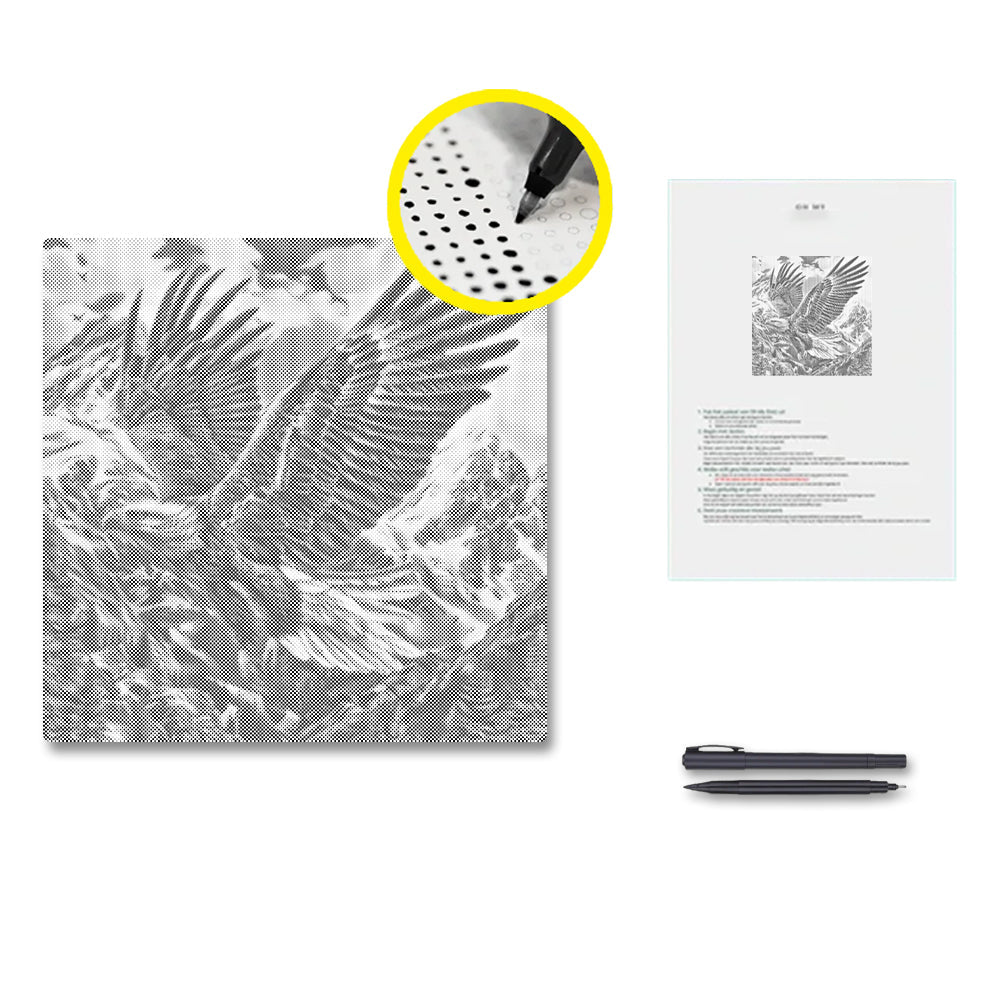 Majestätischer Adler - Punktmalerei Set