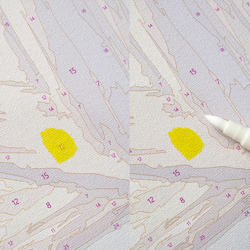 Weiße Acryl-Farbstifte (2 Stück)