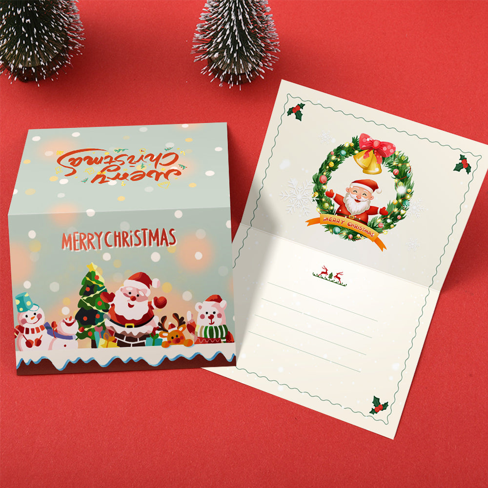 Kerstkaart I – schilderen op nummer