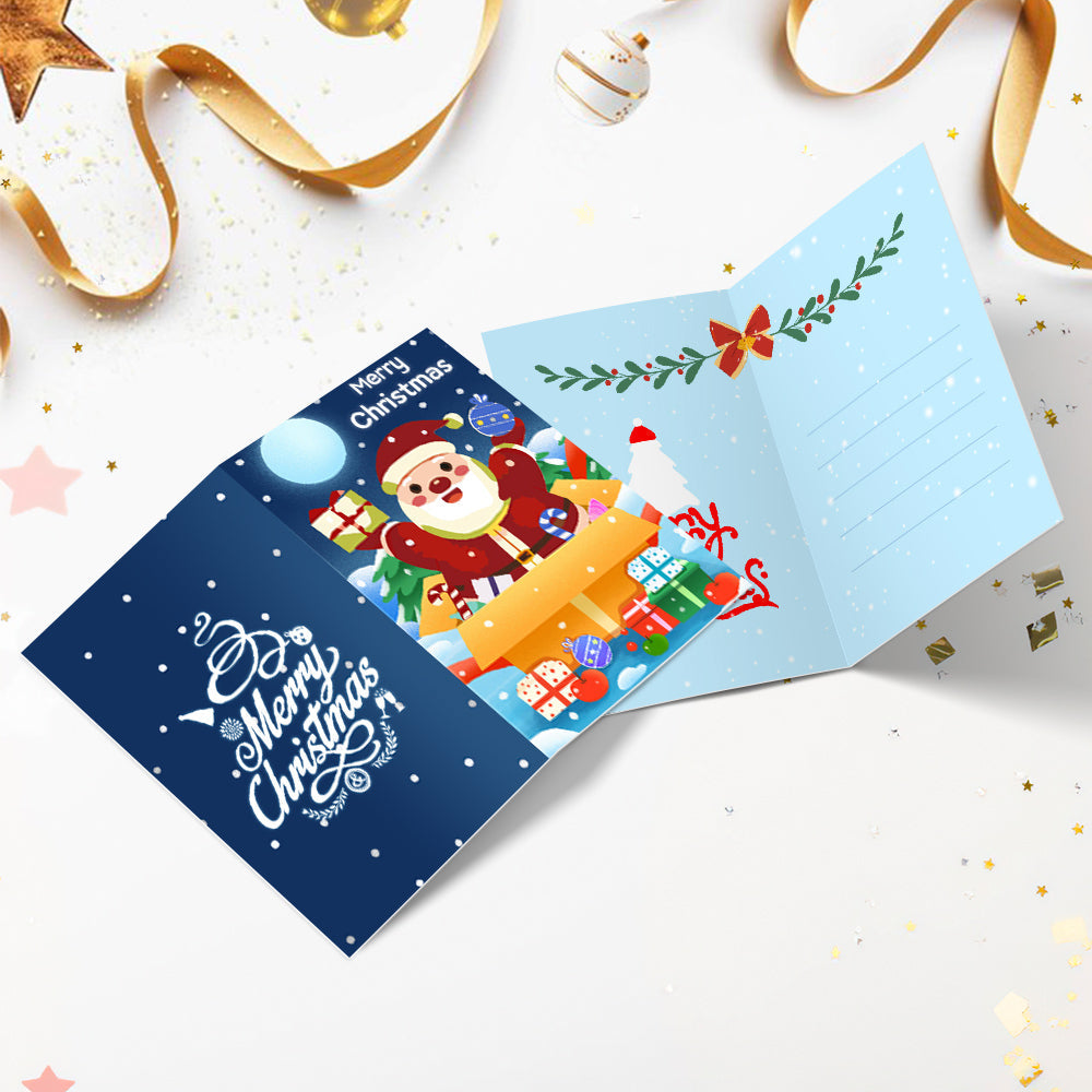 Kerstkaart IV – Schilderen op nummer