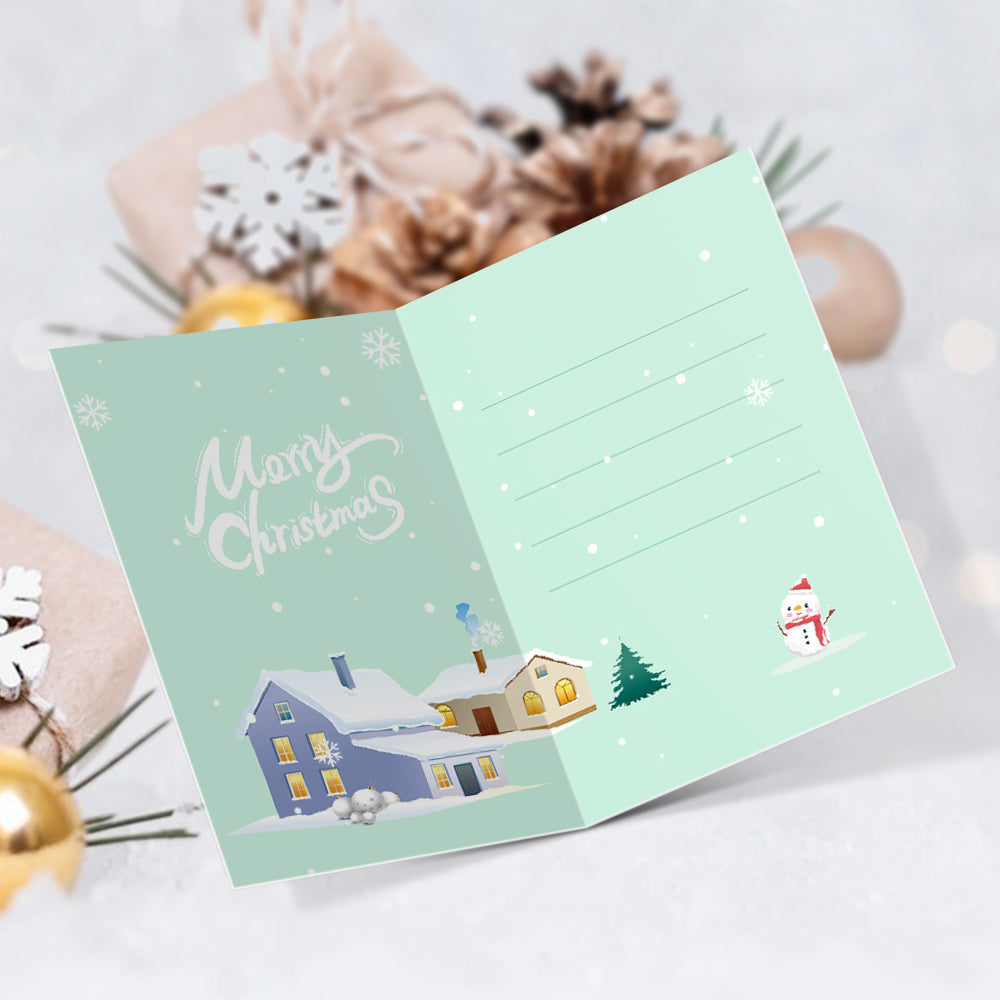 Kerstkaart IV – Schilderen op nummer