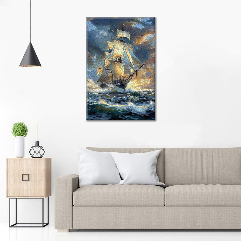 Zeilboot - Schilderen op nummer