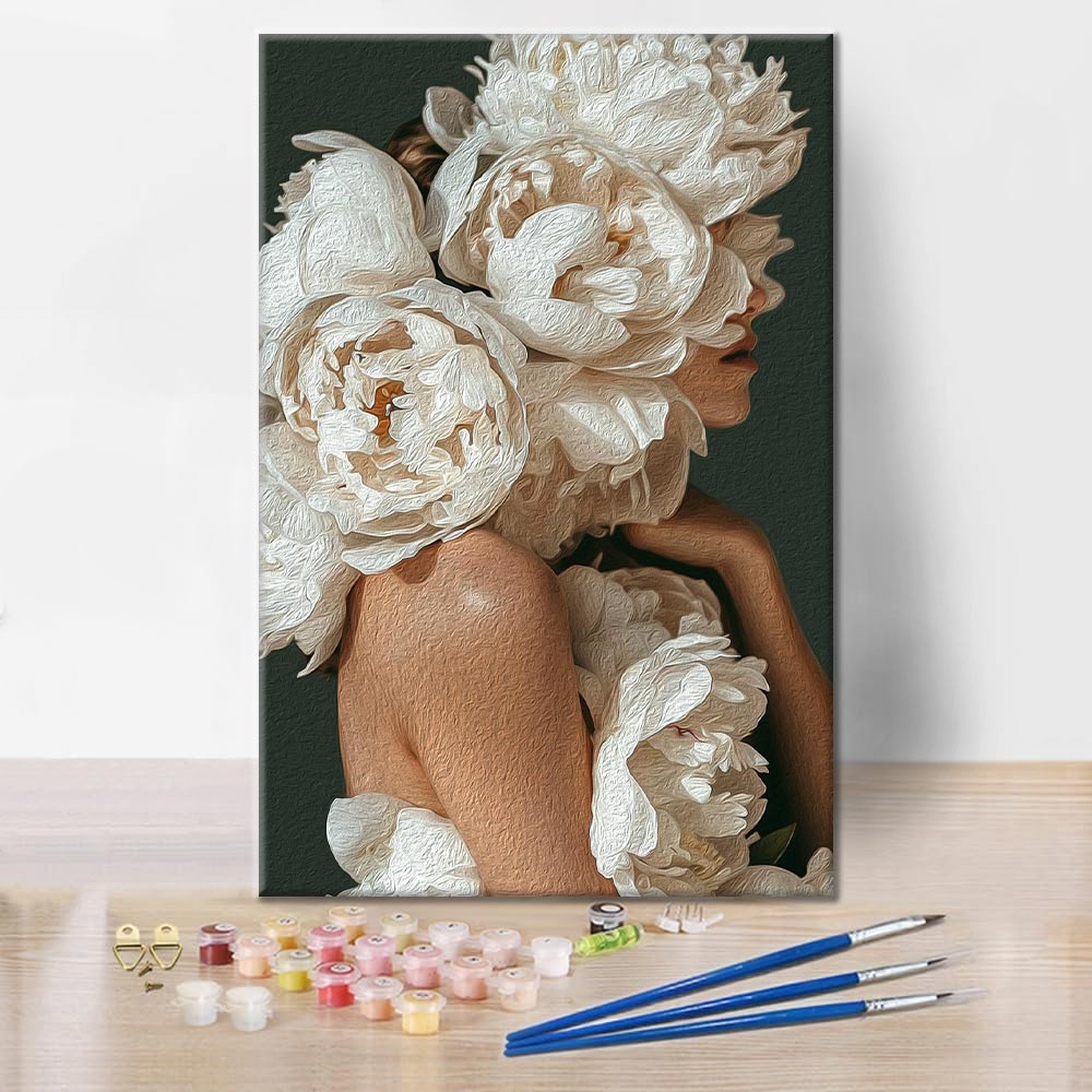 Peonía - Pintar por números