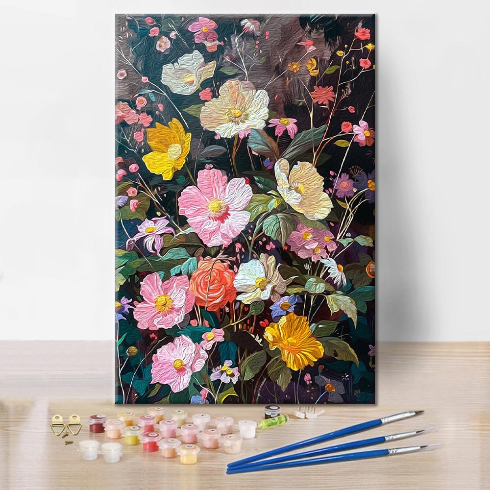 Flores silvestres - Pintar por números