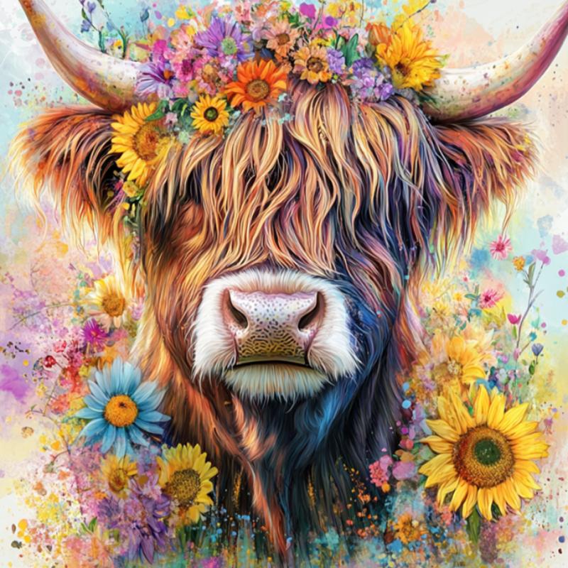 WOWDECOR Malen Nach Zahlen Set „Bär“ – 40,6 X 50,8 Cm, Inkl. Leinwand, Farben Und Pinsel