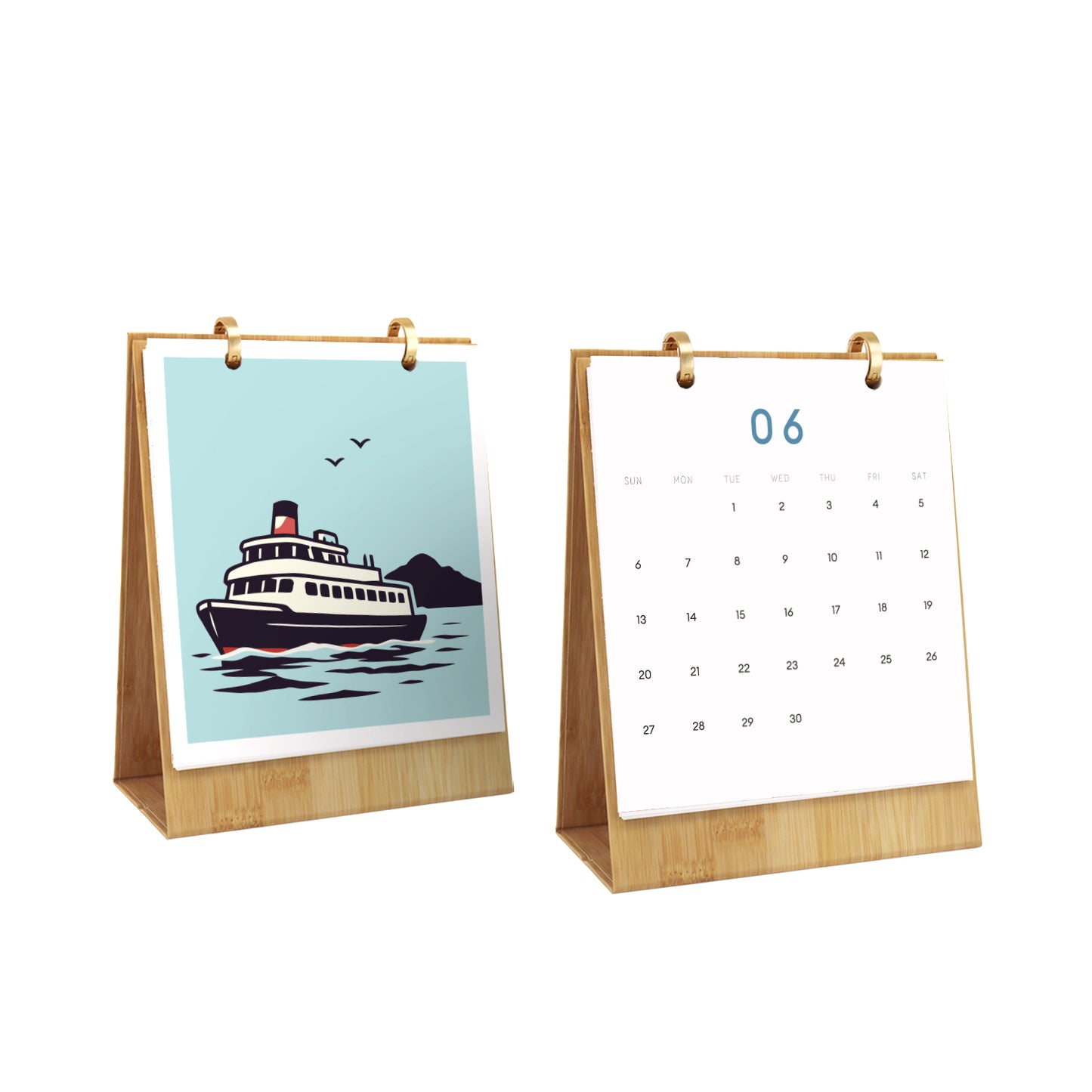Vintage-Reise-Edition – 2027 Malen nach Zahlen Tischkalender