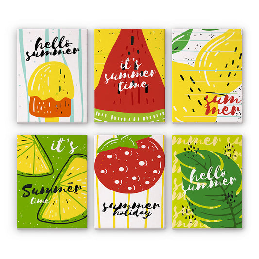 Sommerfrucht – Malen nach Zahlen