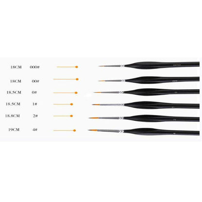 Professionele penselen (6 stuks)