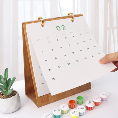 Pflanzen-Edition – 2027 Malen nach Zahlen Tischkalender