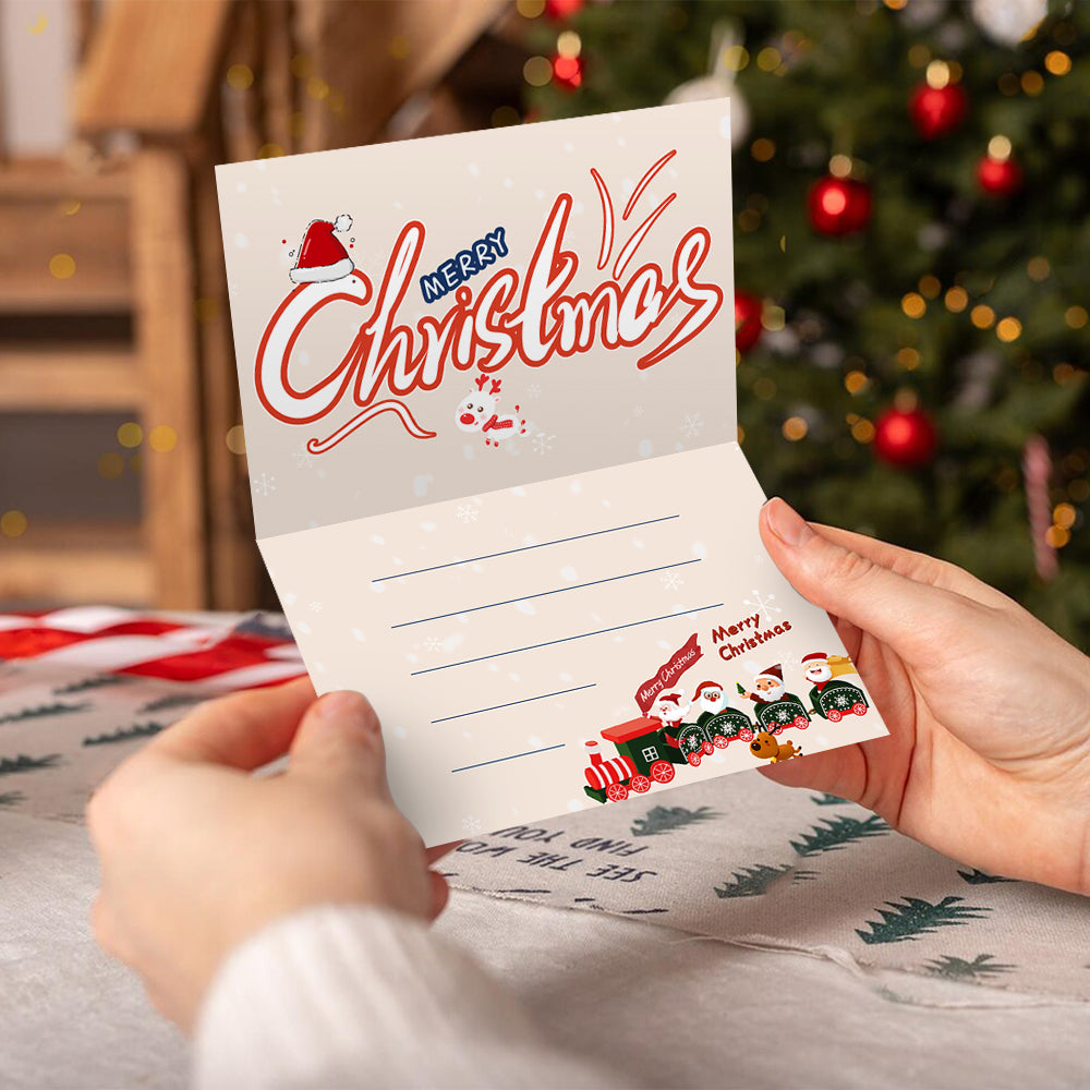 Weihnachtskarte II – Malen nach Zahlen