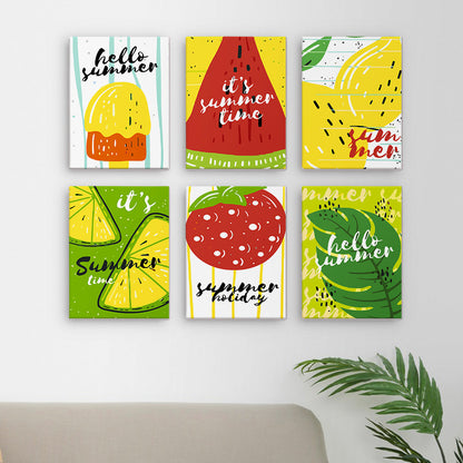Sommerfrucht – Malen nach Zahlen