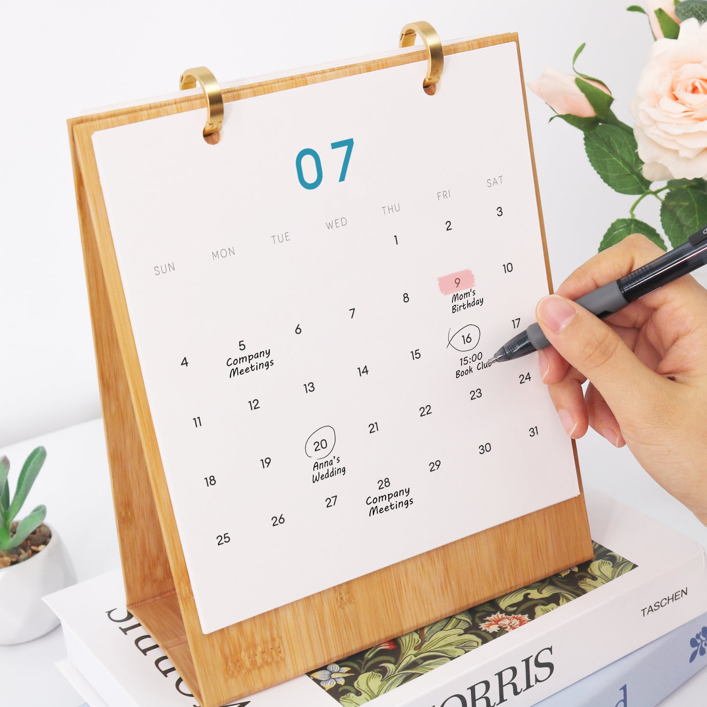 Weltreise-Edition – 2027 Malen nach Zahlen Tischkalender