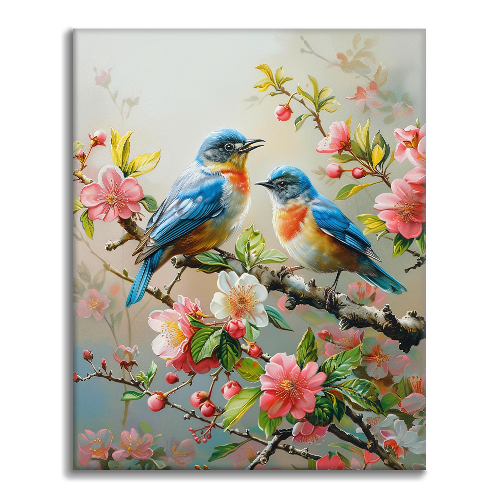 Pájaros cantores – Pintar por números
