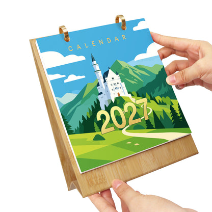 Reise-Edition – 2027 Malen nach Zahlen Tischkalender