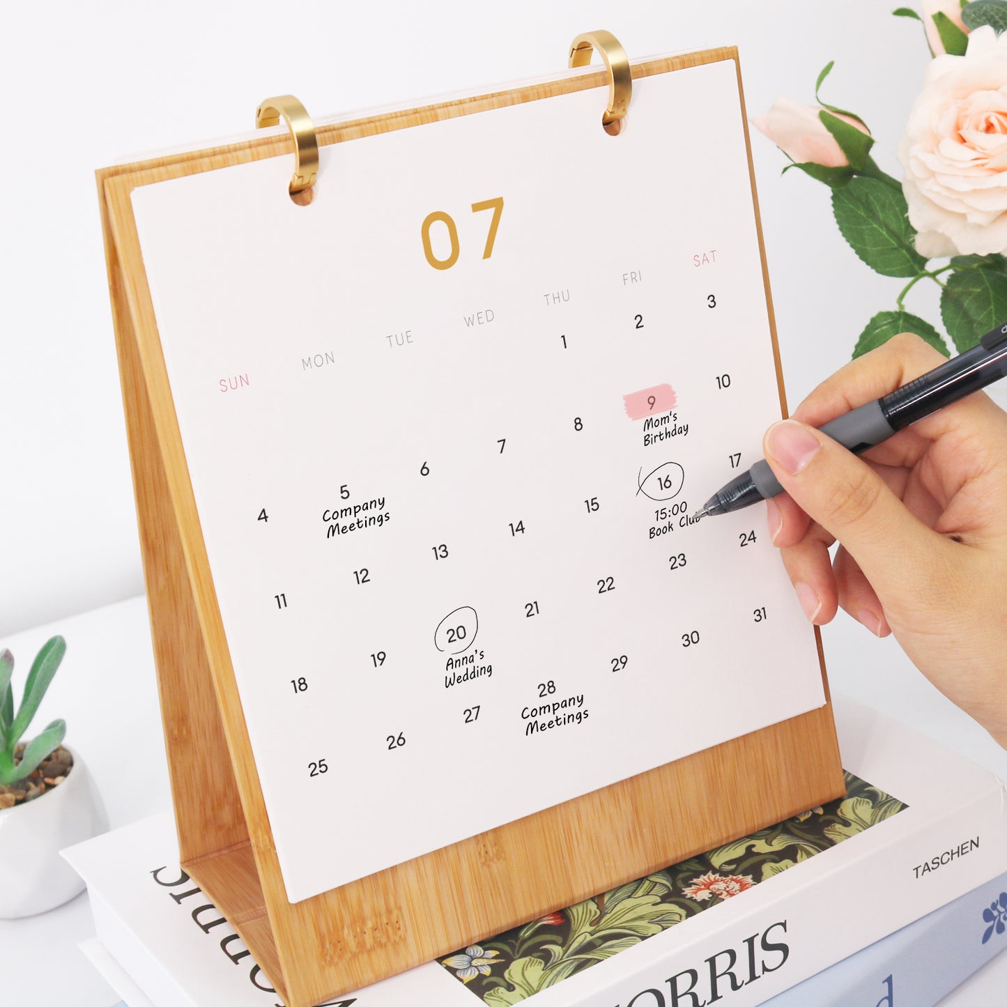Reise-Edition – 2027 Malen nach Zahlen Tischkalender