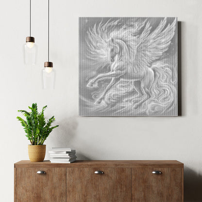 Pegasus mit leuchtendem Punktmalerei