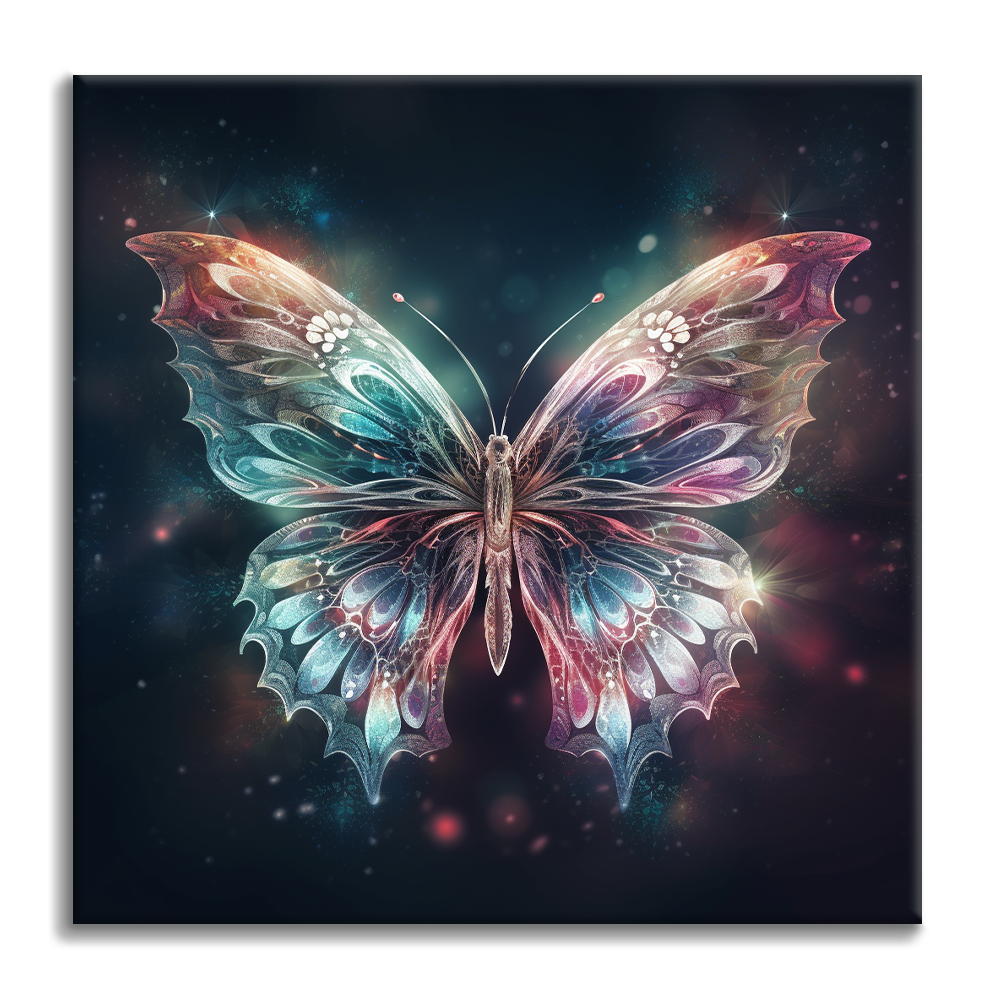 Geisterschmetterling – Malen nach Zahlen