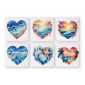 Corazón del océano - Pintar por números