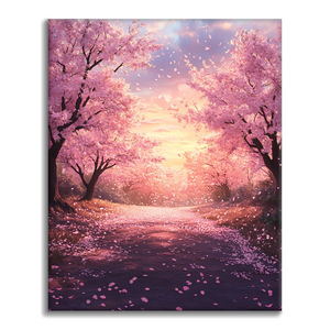 Sakura Walkway - Verf op nummer