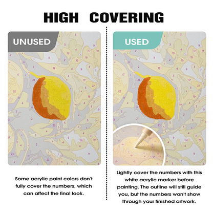 Weiße Acryl-Farbstifte (2 Stück)