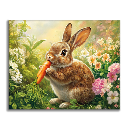 Süßer Hase – Malen nach Zahlen