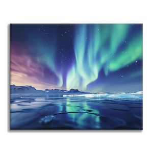 Aurora en Lake – Schilderen op nummer