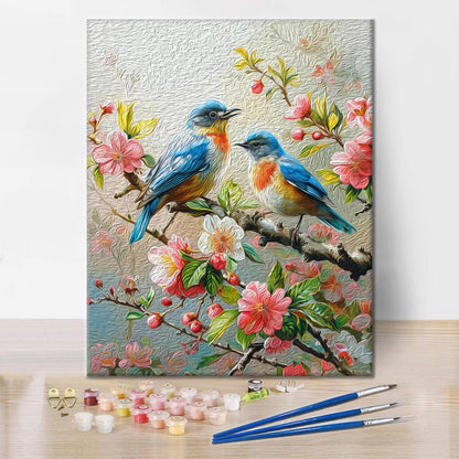 Pájaros cantores – Pintar por números
