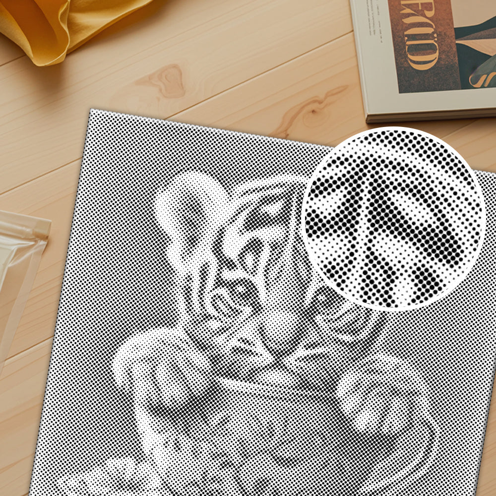Entzückendes Tigerjunges – Punktmalerei