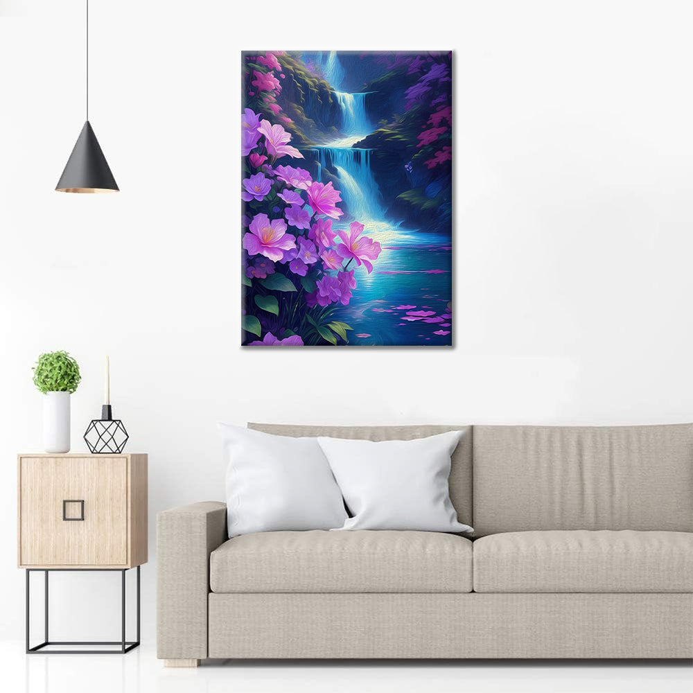 Flower Falls - Verf op nummer