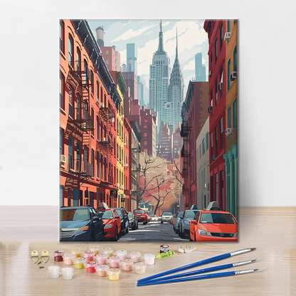 New York – Malen nach Zahlen